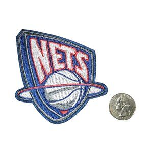 Vintage Brooklyn / New Jersey Nets Logo Iron on Patch 90'ss NBA